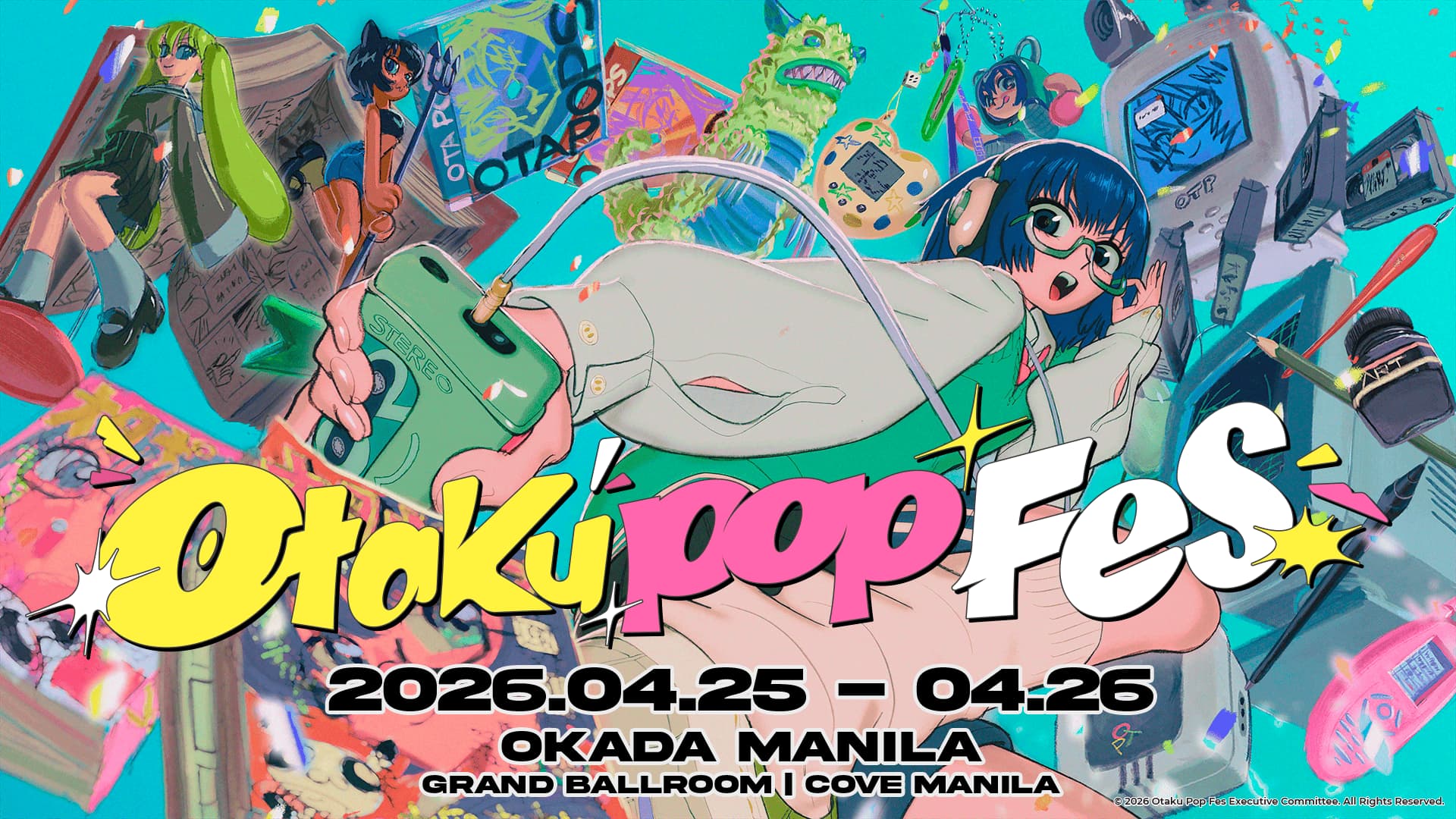 OTAKU POP FES 2026 MANILA キービジュアル